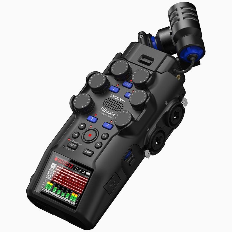 ZOOM H6studio (ハンディーレコーダー)(ズーム)(XYステレオマイク搭載