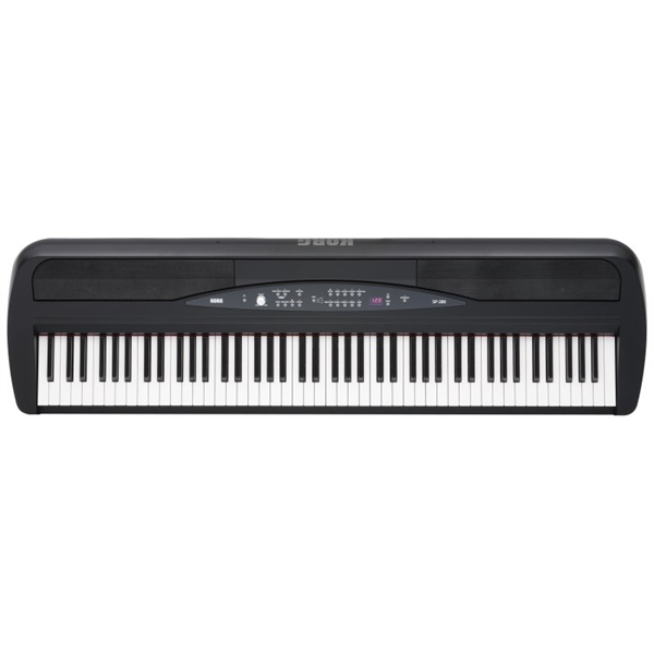 KORG SP-280BK 【ブラック】 専用スタンド ダンパーペダル付 デジタル