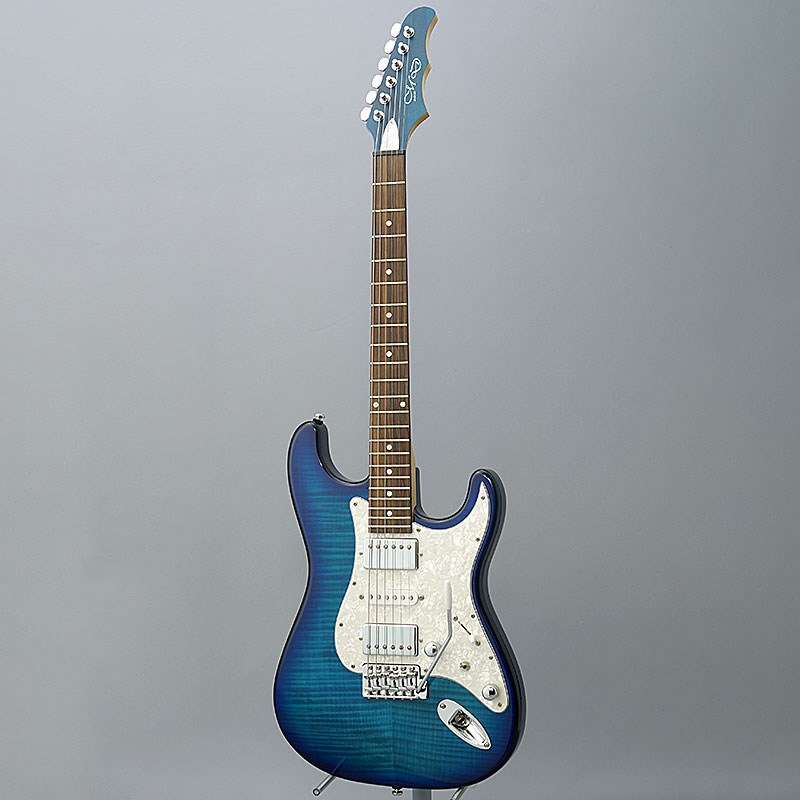 買取実績】MD Guitars M.M.Produce G6 HSH Flame (See-through Blue
