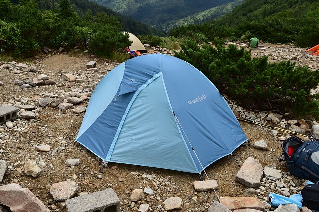 登山用テント：モンベル クロノスドーム 1型 - いこまいけ登山