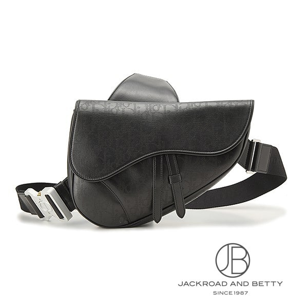 サドル バッグ オブリーク ギャラクシー ブラック 黒[1ADPO093VPI_H03E