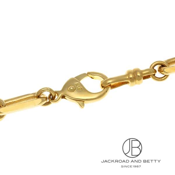 K18 PT850 コンビ カット アズキ チェーン ブレスレット 15g 21cm