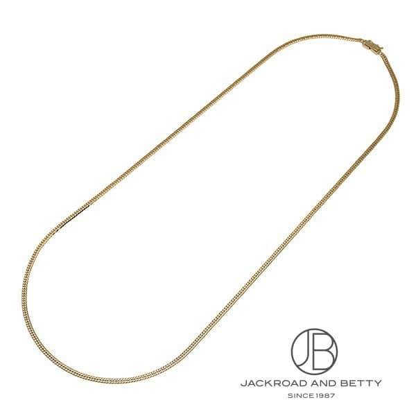 K18 6面 ダブル 11g 55cm ネックレス 造幣局刻印有り[] Chain Necklace