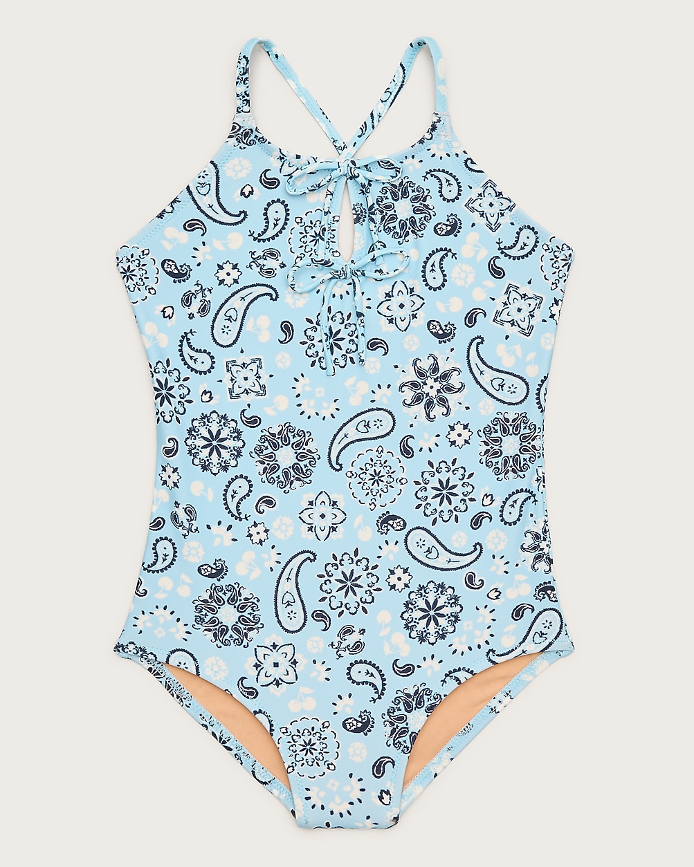 Girls' Double-bow One-piece Swimsuit For Girls | J.Crew