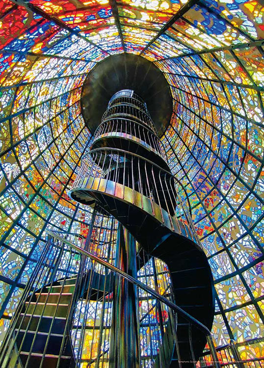 EPO-79-405s 風景 幸せをよぶシンフォニー彫刻 500ピース エポック社