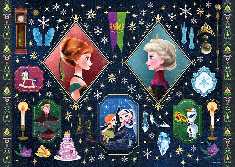 TEN-D500-648 ディズニー 大切な思い出（アナと雪の女王） 500ピース