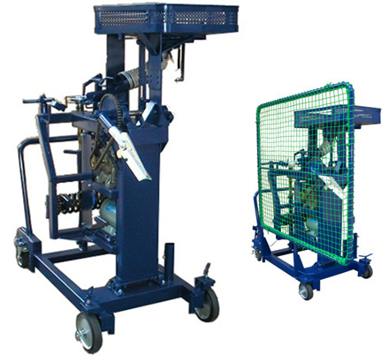 製品カタログ (グランド用ピッチングマシン T1-G型)｜ バッティング