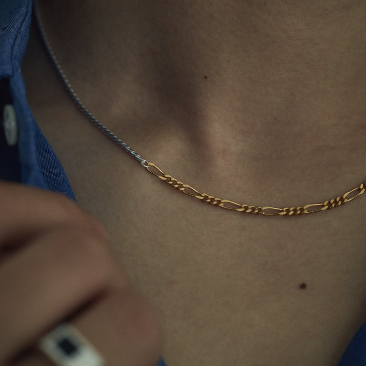 シェードコンビチェーンネックレス MIX