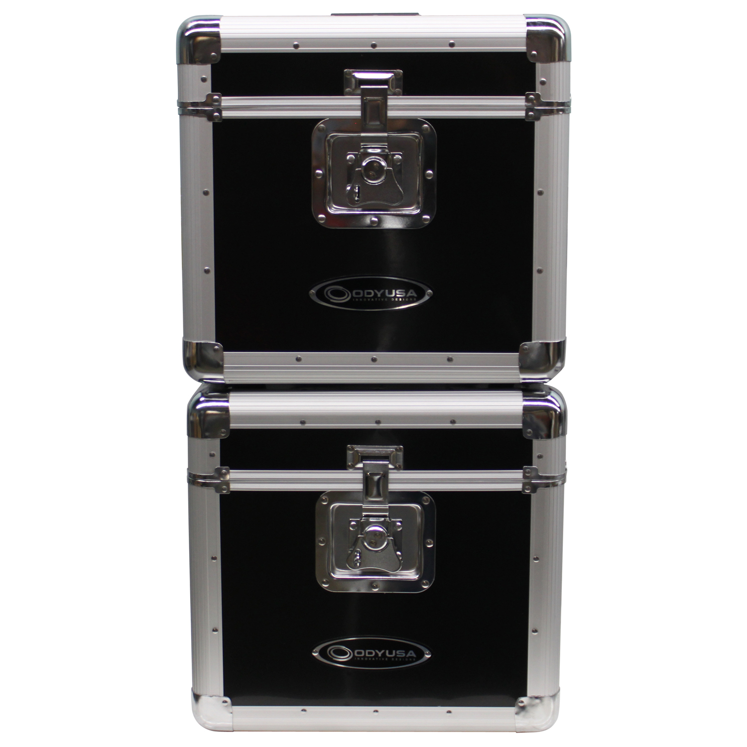 KROM Series Black Stackable Record / Utility Case for 70 12