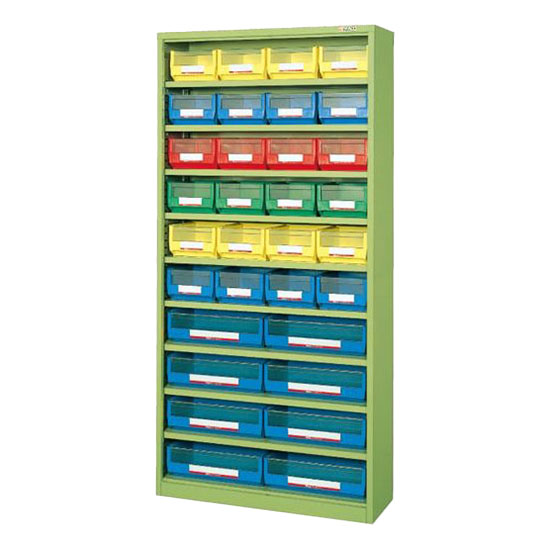 NCR-18F サカエ コンテナラックケース 2列4段+4列6段 奥行310 サカエ