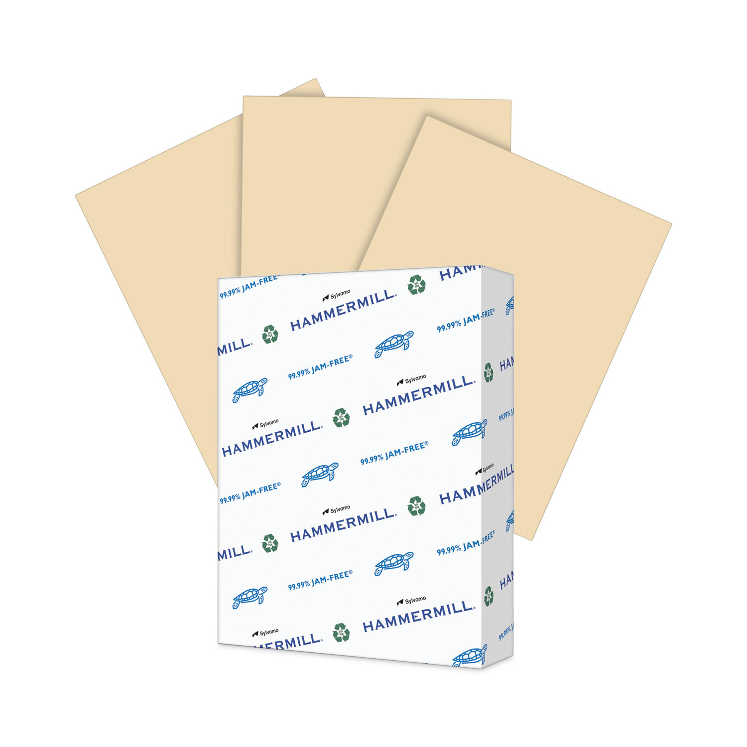 Hammermill Colors Print Paper, 20lb, 8.5 x 11, Tan, 500/Ream