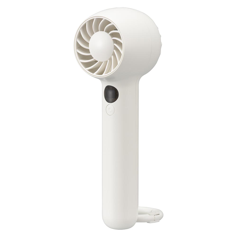 カラビナ付きハンディファン ホワイト [品番]08-1604｜株式会社オーム電機