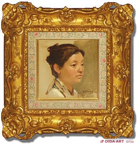 小磯良平 婦人 | 絵画など美術品の販売と買取 | 東京・銀座 おいだ美術