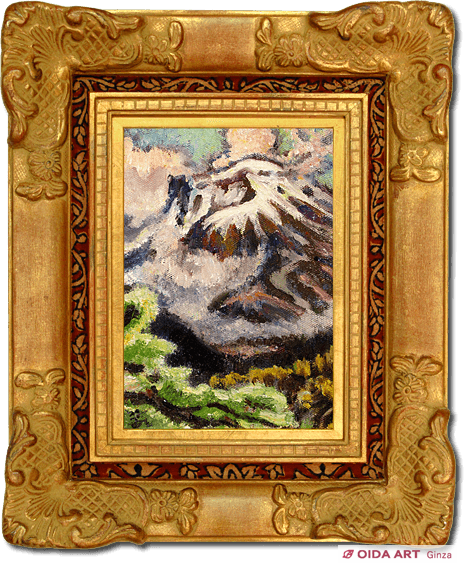 小山敬三 浅間山初雪 | 絵画など美術品の販売と買取 | 東京・銀座 おい