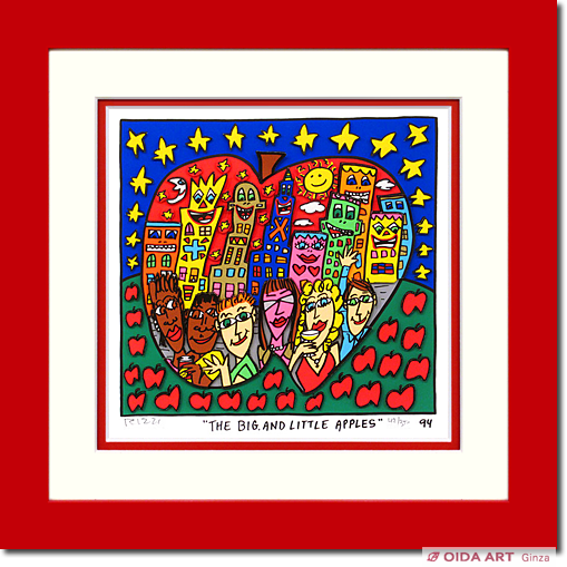 ジェームス・リジィ THE BIG AND LITTLE APPLES | 絵画など美術品の