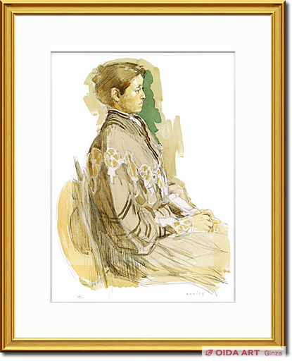 小磯良平 娘たち‐A | 絵画など美術品の販売と買取 | 東京・銀座 おいだ美術