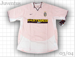 ユベントス ユニフォームショップ 2003-2004 Juventus Home ＆ Away O.K.A.