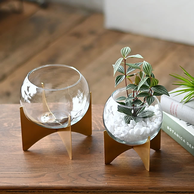 インブルーム ガラスボウルベース | ゼネラルストア オルネ