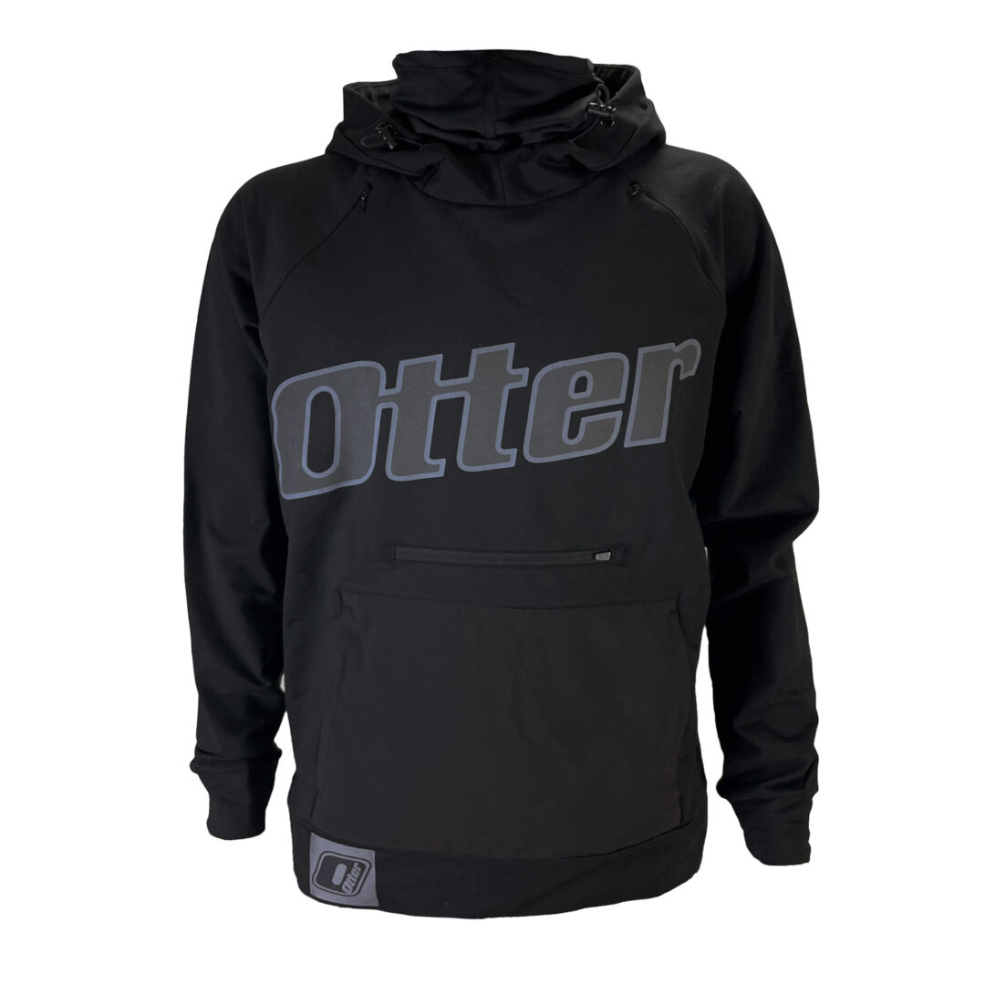 Black Gaiter Pullover Hoodie - Otter Outdoors