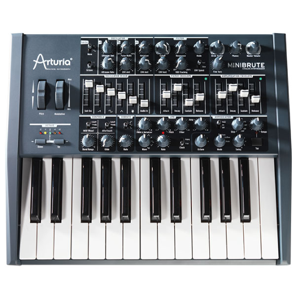 ARTURIAのアナログ・シンセサイザー「MINIBRUTE」のご紹介です。