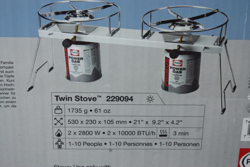 Primus 229094 Twin Stove Sweden - 北欧キャンプストーブとアウトドア