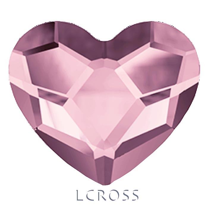 2808 クリスタルアンティークピンク 10mm（ハート）※廃番 [2808