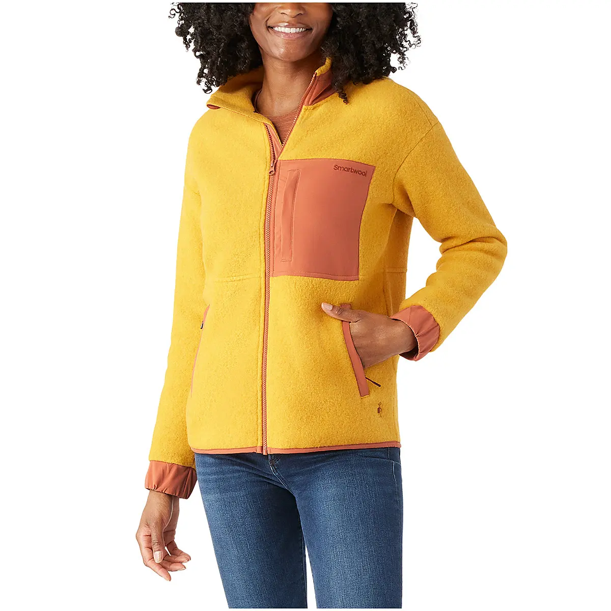 OUTLET】ウィメンズ ハドソントレイル フリースジャケット (ハニー