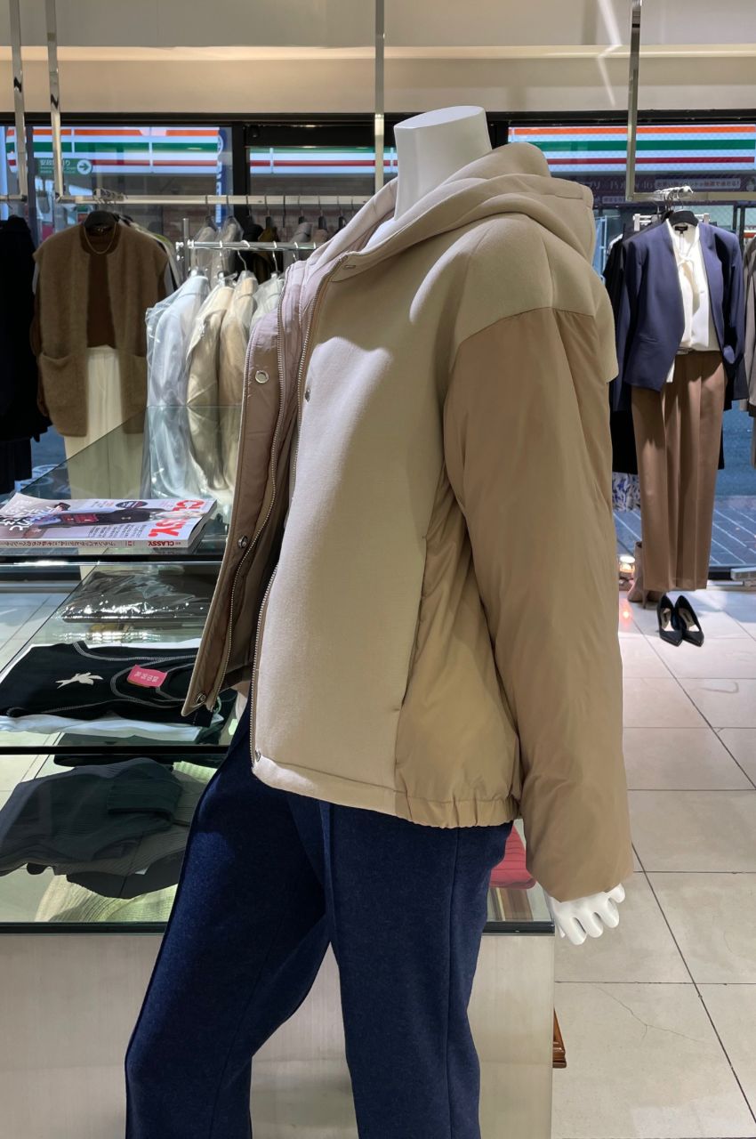 ELENDEEK - SPONGING DOWN SCT/スポンジダウンコート | LA FEMME