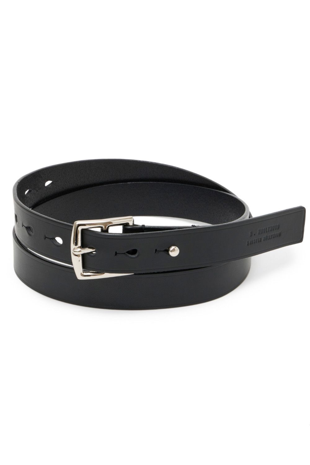 N.HOOLYWOOD - N.HOOLYWOOD COMPILE BELT / レザー ナロー ベルト