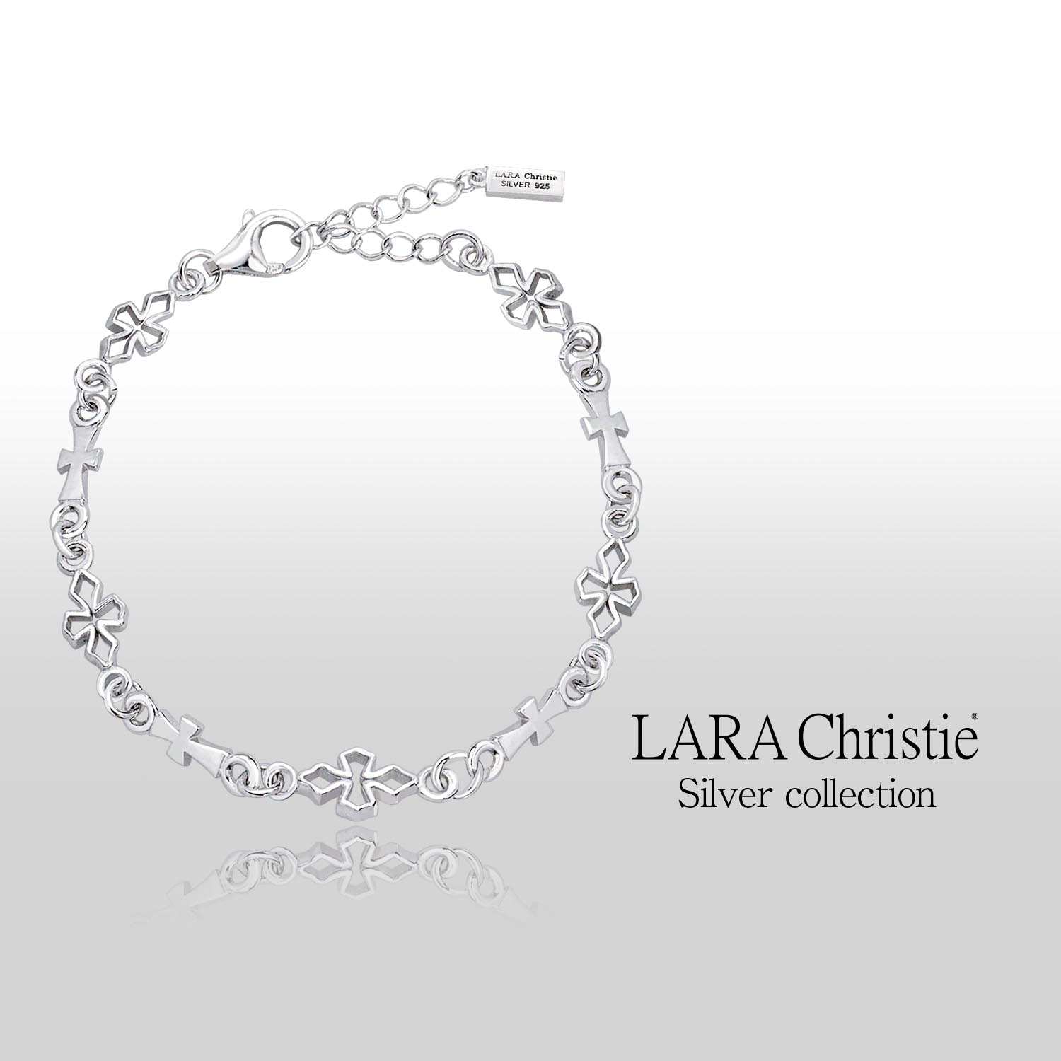 ブレスレット レディース シルバー925 sv925 銀 テンプルクロス b6036-w