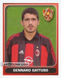 Sticker 243: Gennaro Gattuso - Merlin Calcio 2000-2001