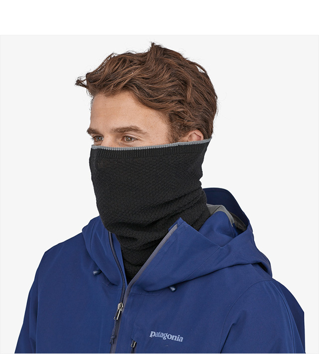 パタゴニア) PATAGONIA CAPILENE AIR GAITER (NECKGAITER)(22350-BK