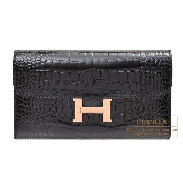 エルメス コンスタンスロング ブラック クロコダイル アリゲーター