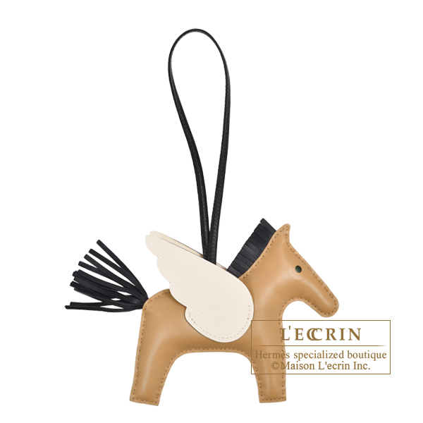 エルメス ロデオチャームペガサスMM チャイ/ブラック/ナタ