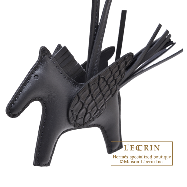 エルメス ロデオチャームペガサスタッチPM アルドワーズ/ ブラック