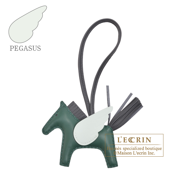 エルメス ロデオチャームペガサスPM ヴェールモワイヤン/アルドワーズ