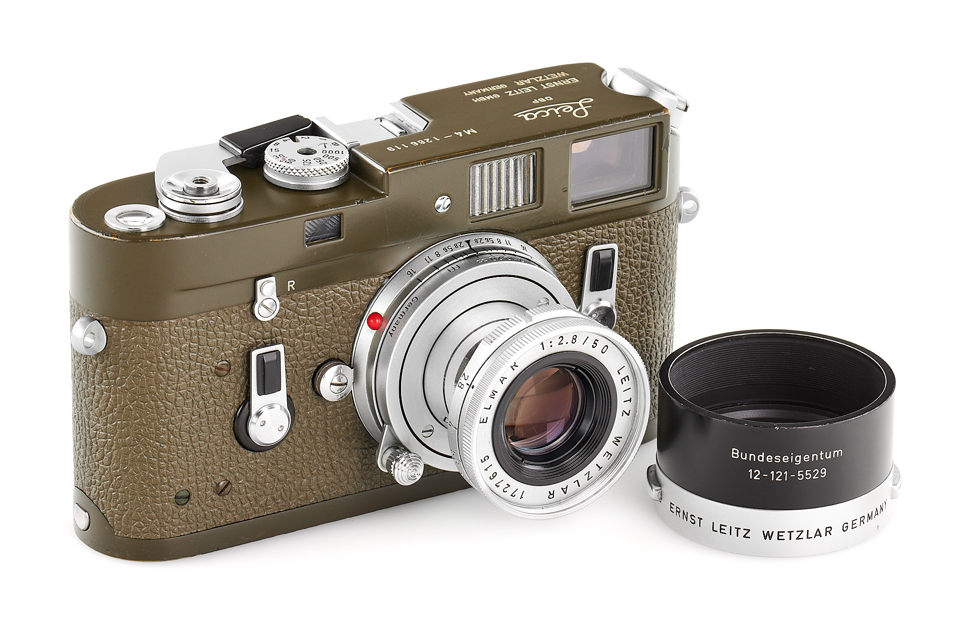 Leica M4 olive Bundeseigentum * | AI_20220621_1414_41124