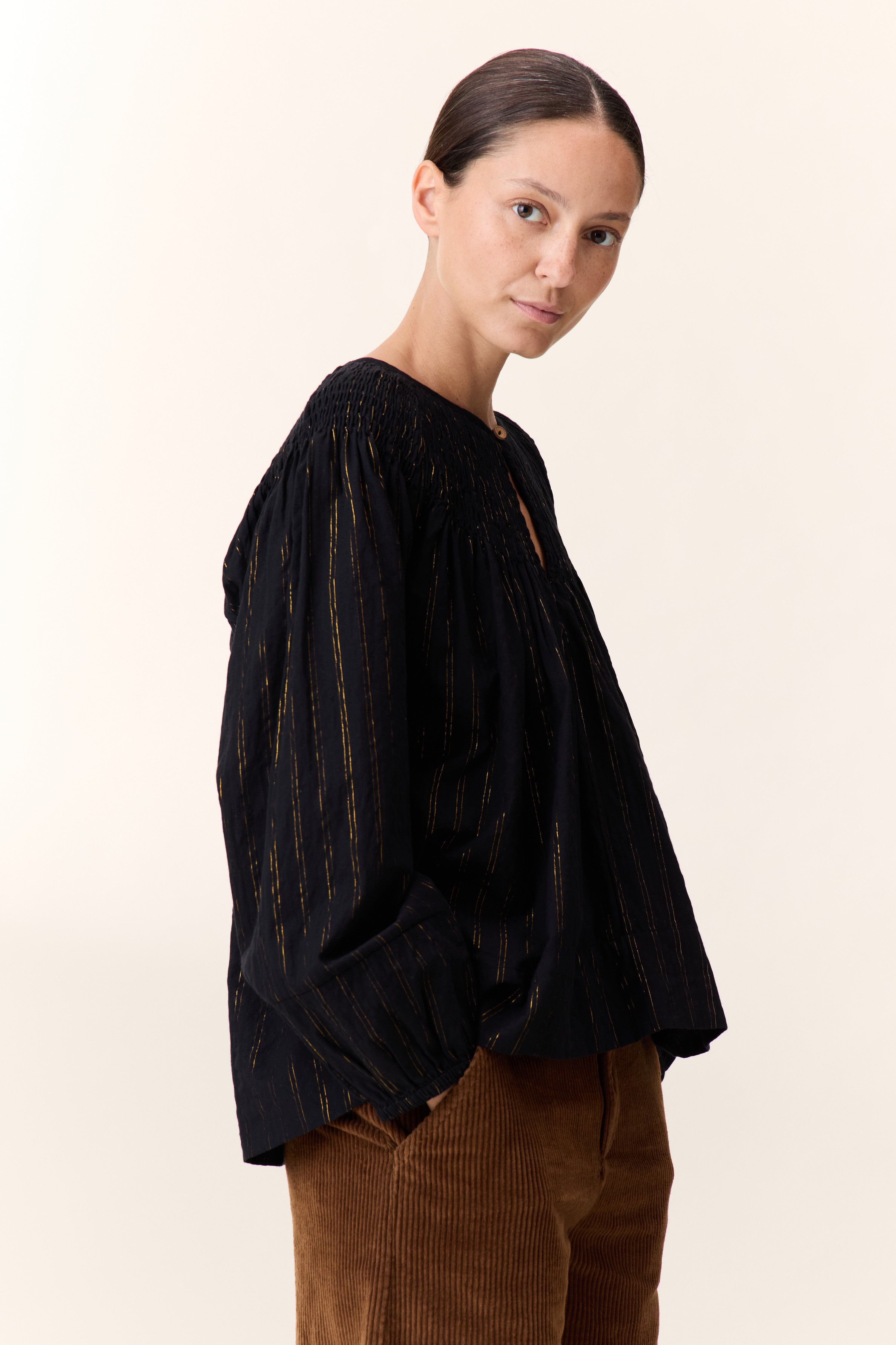 Choumi Strp Blouse | Leon & Harper