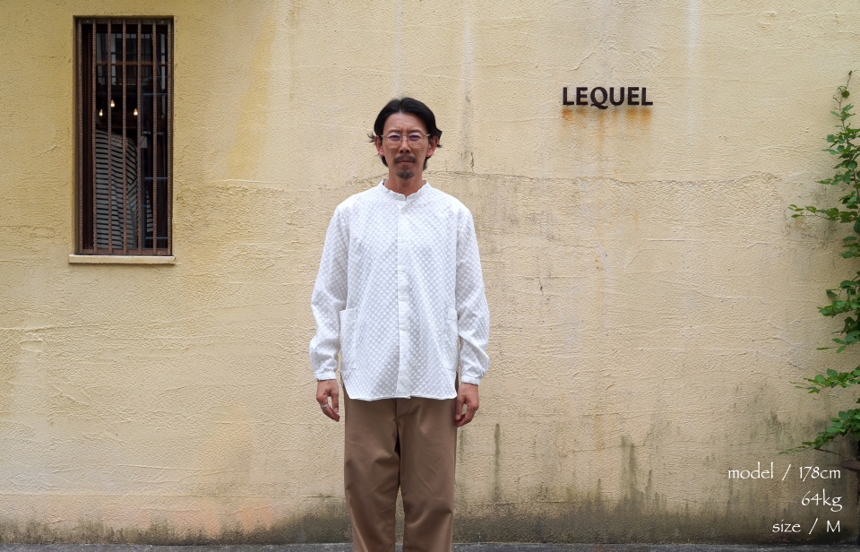 BRU NA BOINNE ブルーナボイン フルゴルドッツスナフシャツ ＜ホワイト