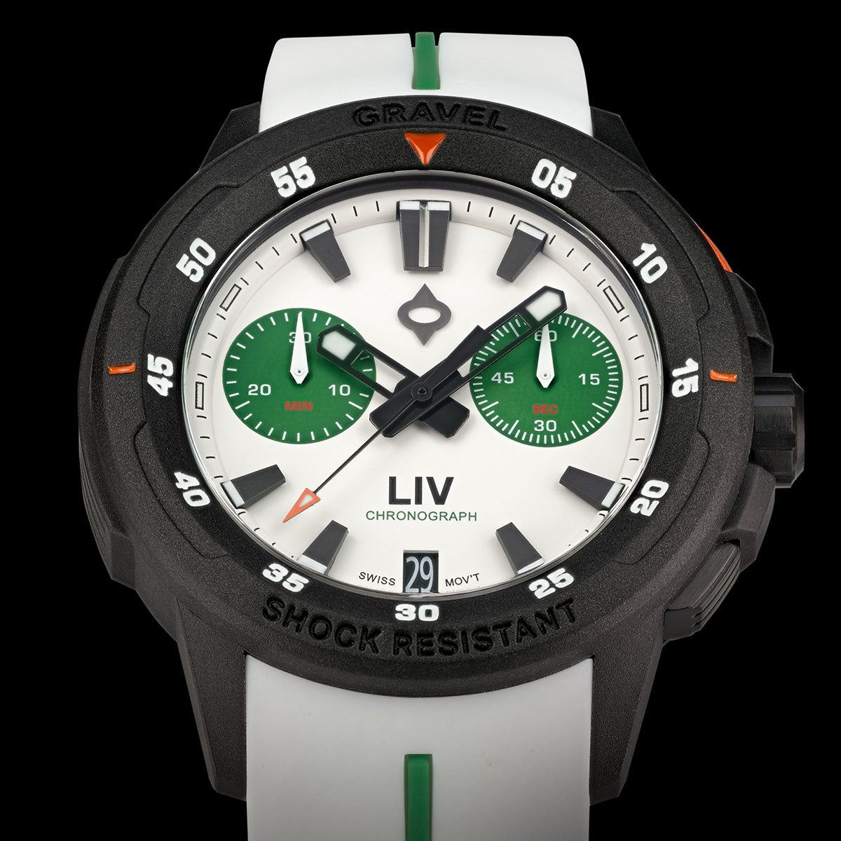 GRAVEL 002 WHITE FOREST (Limited Color) – LIV Swiss Watches