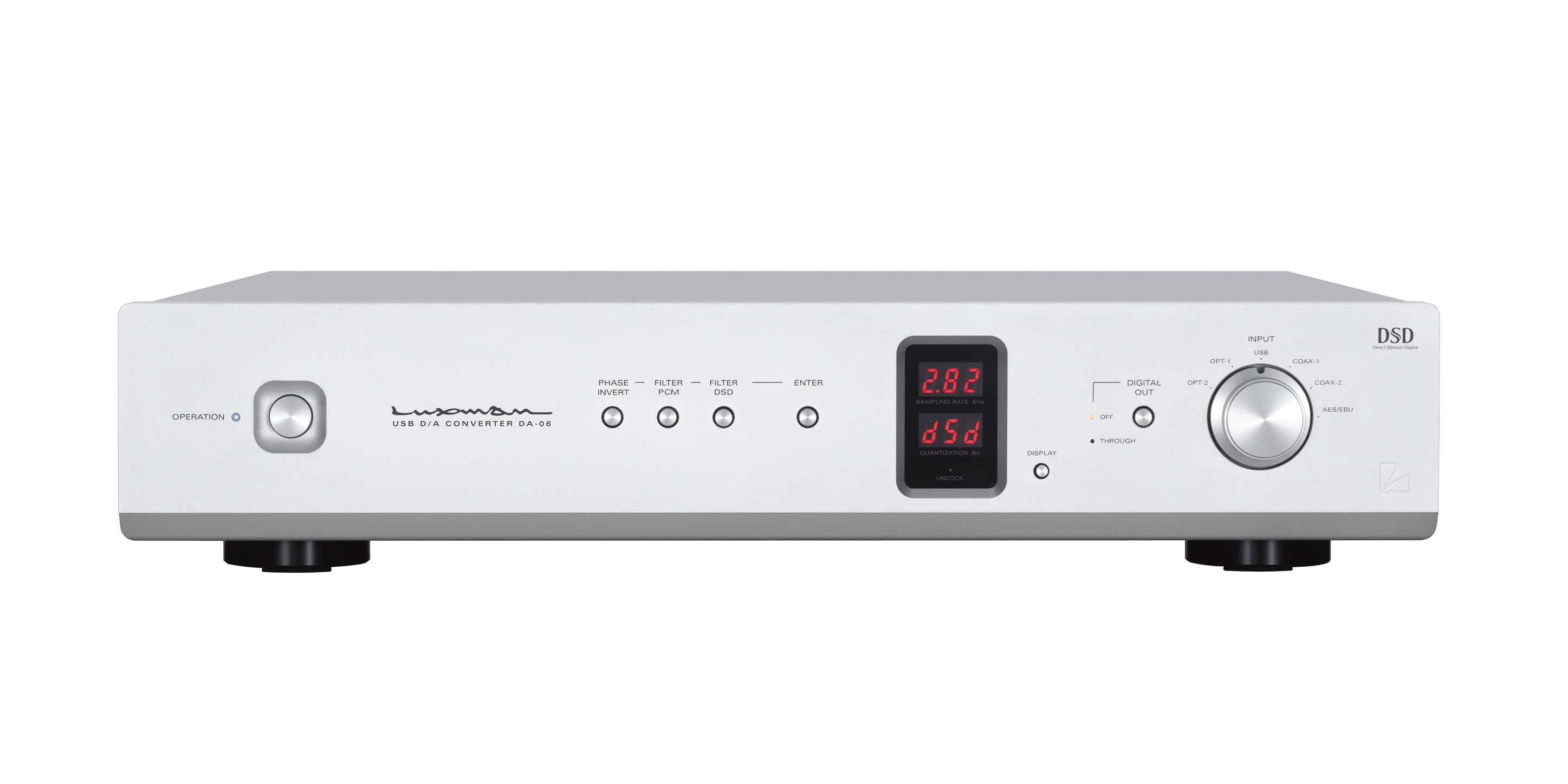 DA-06 | USB D/A CONVERTERS | PRODUCTS | LUXMAN | Seeking higher