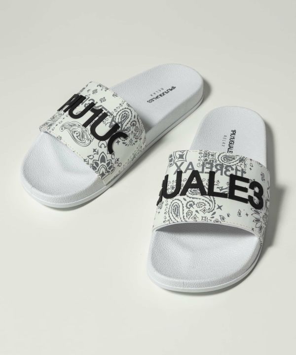 1PIU1UGUALE3 RELAX - ペイズリー柄シャワーサンダル / usx-23004