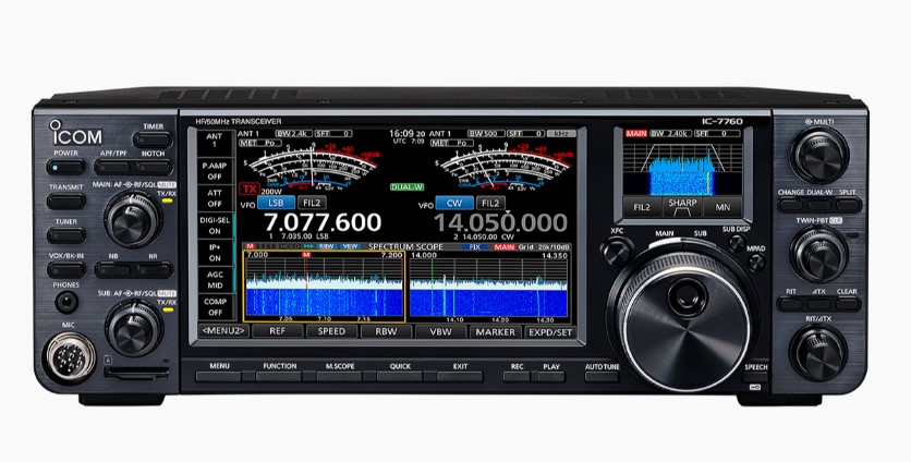 IC-7760 アイコム HF+50MHz（SSB/CW/RTTY/PSK31・63/AM/FM）200W