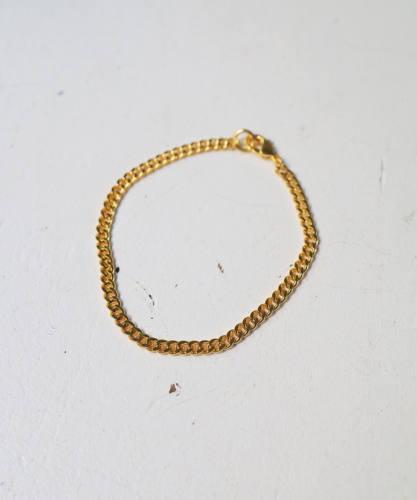 ROSETTA PRAYER/ロゼッタプレア 3.7mm FLAT LINK CHAIN BRACELET