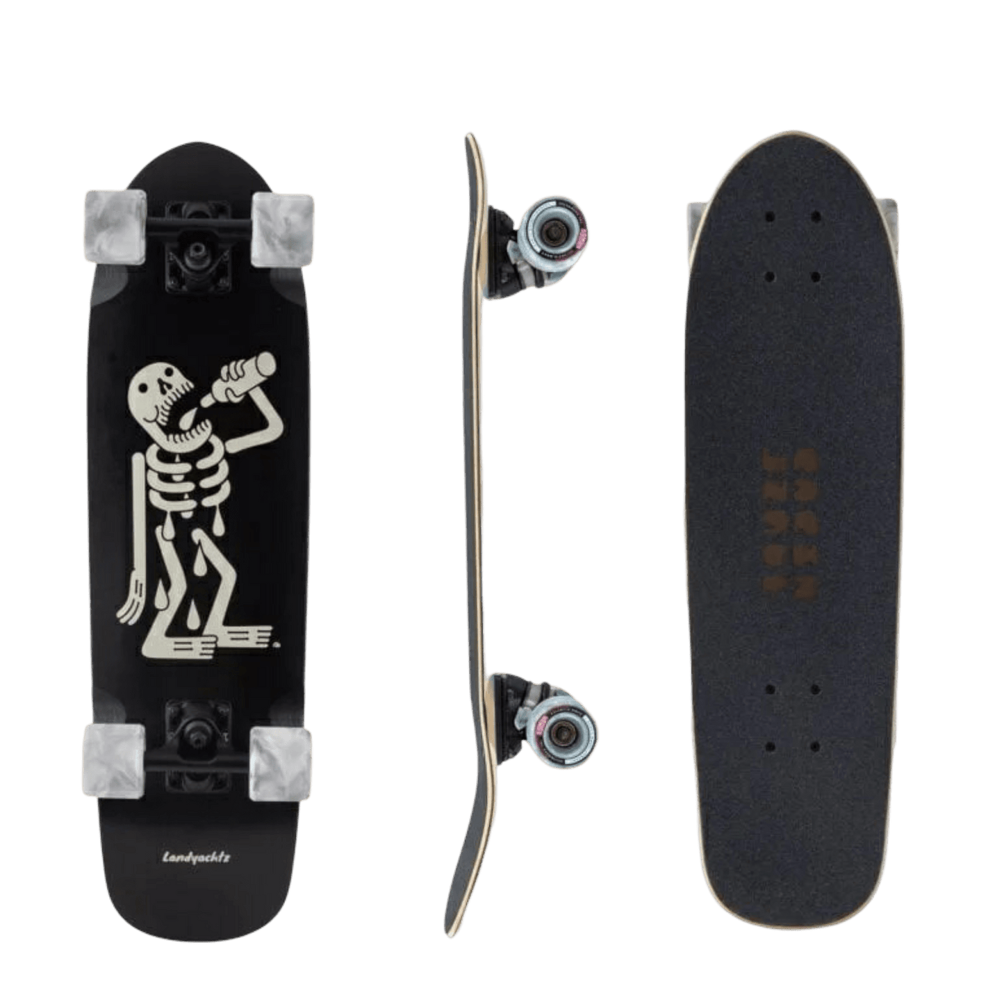 Landyachtz: Dinghy Skeleton Longboard Skateboard Complete – Motion