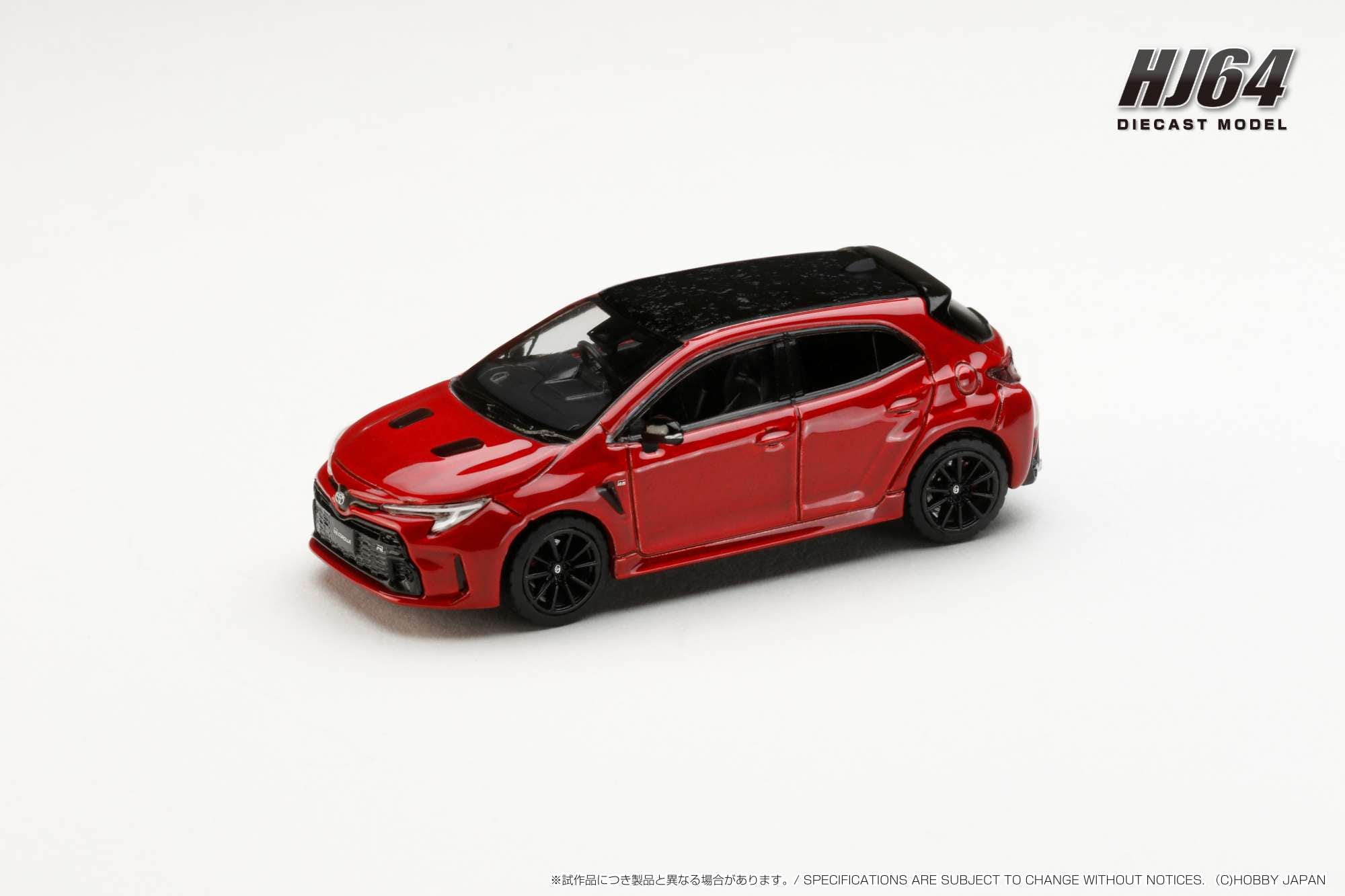 Hobby Japan 1:64 Toyota GR Corolla RZ in Emotional Red II – Model