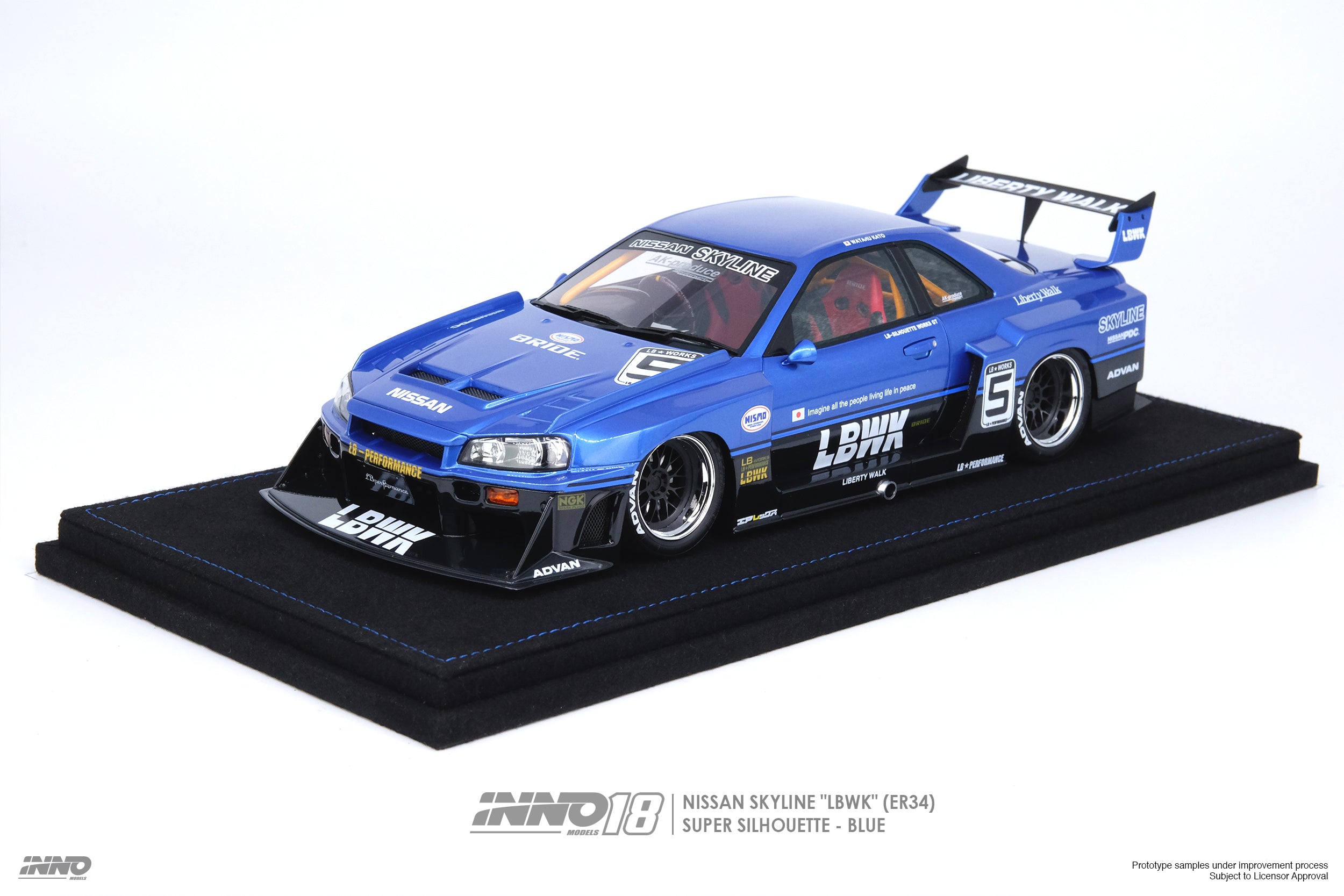 INNO18 1:18 Nissan Skyline (ER34) Super Silhouette 