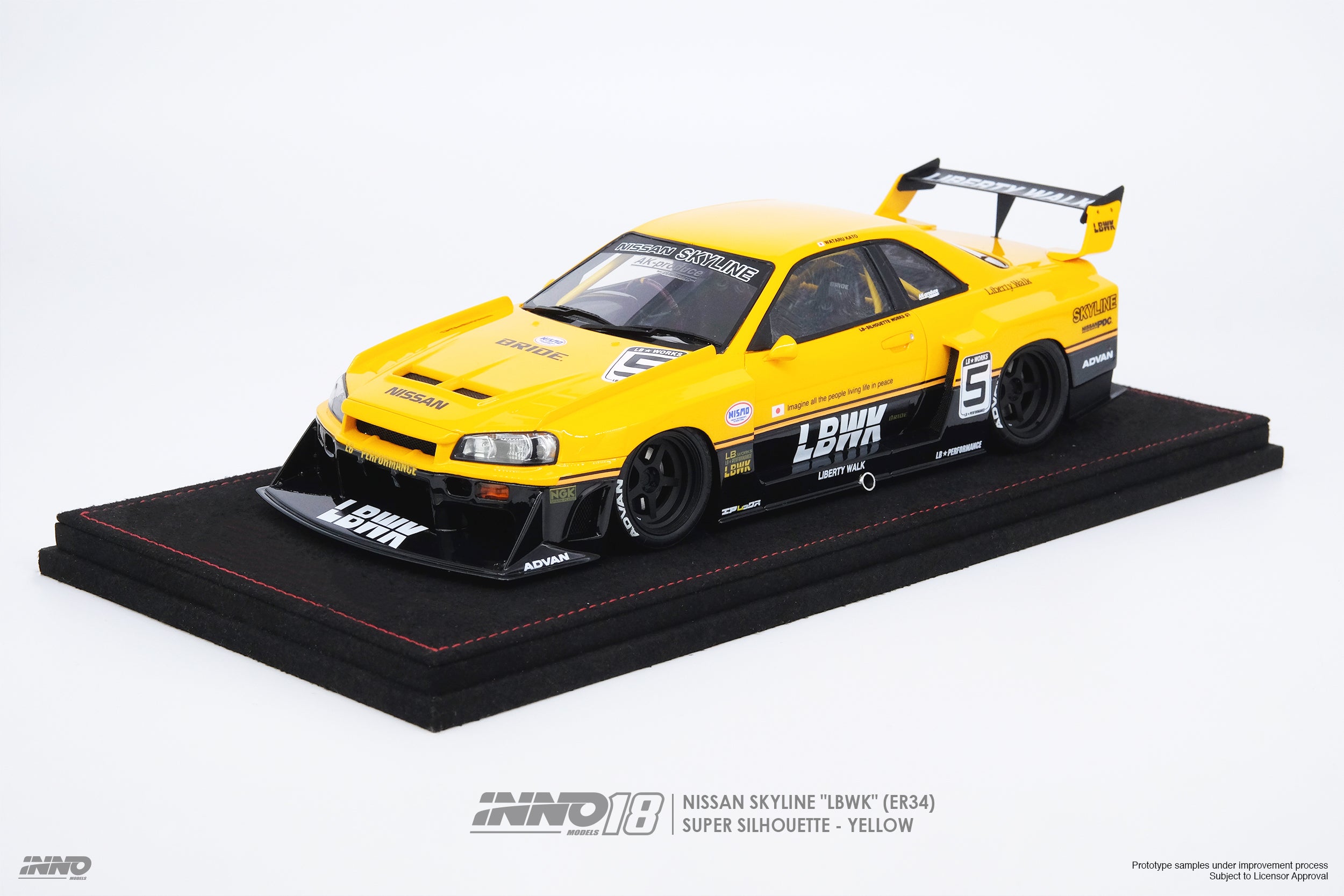 INNO18 1:18 Nissan Skyline (ER34) Super Silhouette 