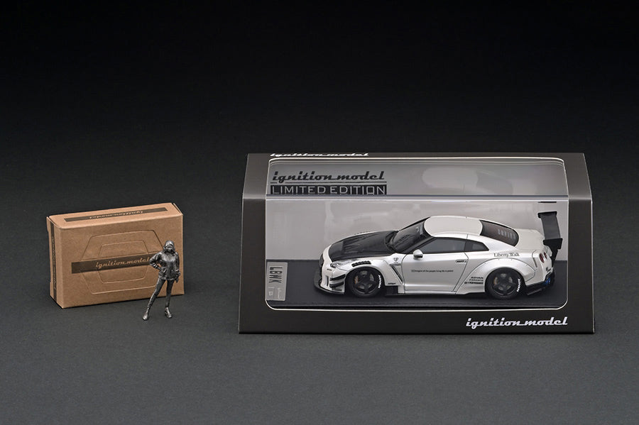 Ignition Model 1:43 Nissan GT-R (R35) LB-WORKS Type 2 in White