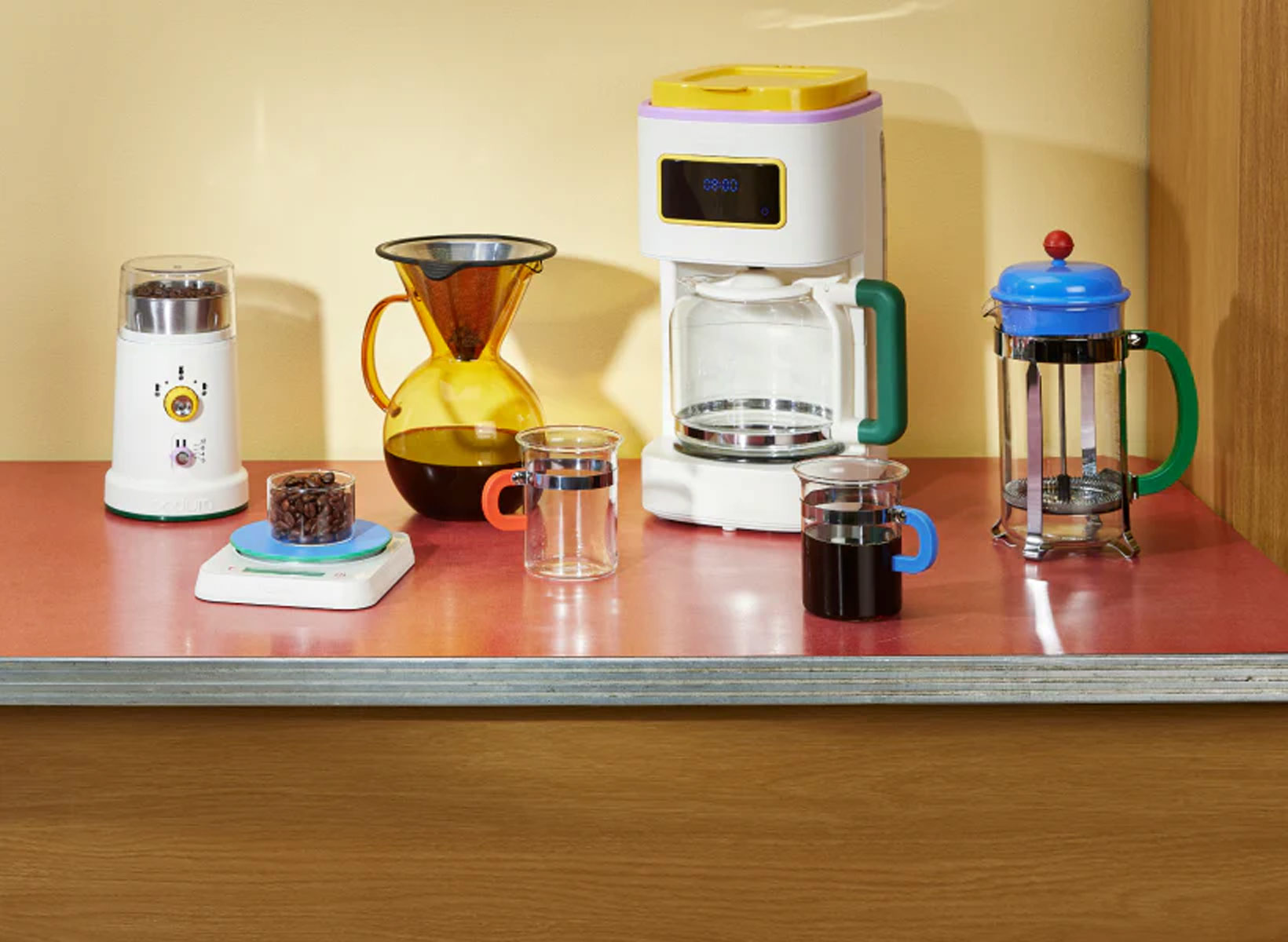 Bodum コーヒーメーカー ホワイトマルチ 12カップ用(ホワイトマルチ 12